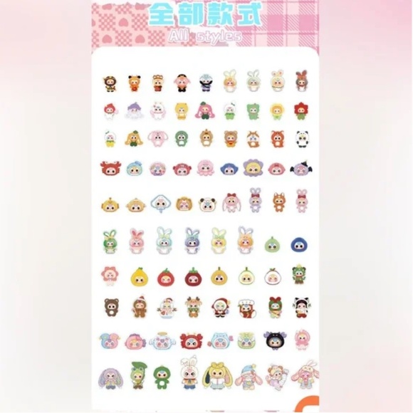 BABY THREE ACRYLIC KEY CHAIN BLIND BAG - 100% Authentic - Picture 2 of 6